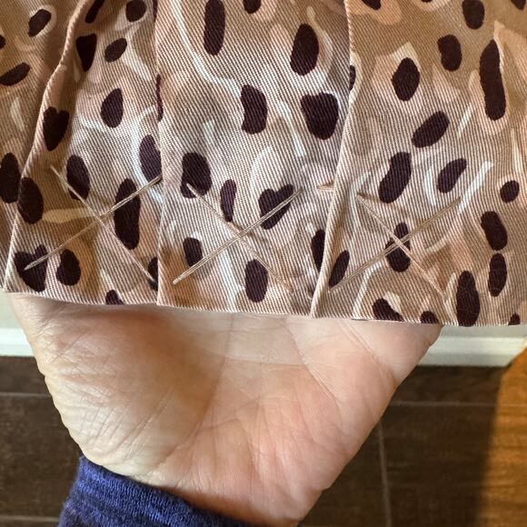 Anthropologie Isobel Cheetah Animal Print Pleated Wide Leg Pants Size Small EUC - Picture 8 of 16